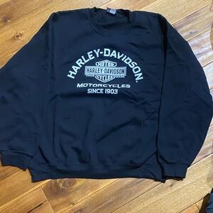 Harley-Davidson Black Crewneck Sweater